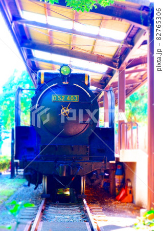 蒸気機関車 D52型 403号 平塚市文化センター 静態保存 82765306