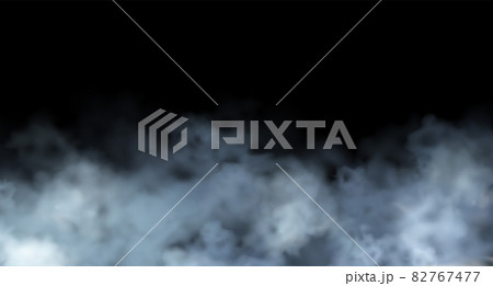 Vector Abstract realistic fog cloud design element Vector Abstract realistic fog cloud design element 82767477