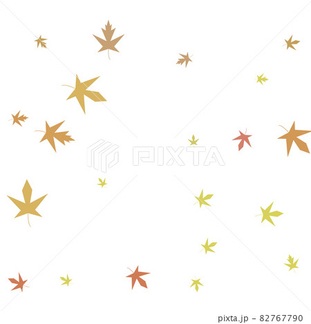 Autumn maple confetti. Simple autumn background 82767790