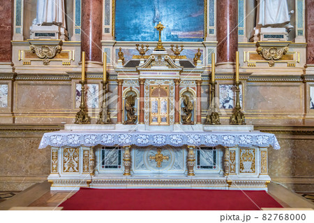 Altar of St. Stephen's Basilica in Budapest. 03. 10. 2021 Hungary 82768000
