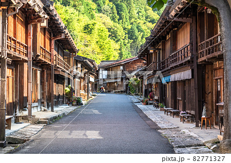 《長野県》妻籠宿・木曽路の宿場町 82771327