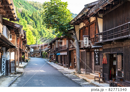 《長野県》妻籠宿・木曽路の宿場町 82771340