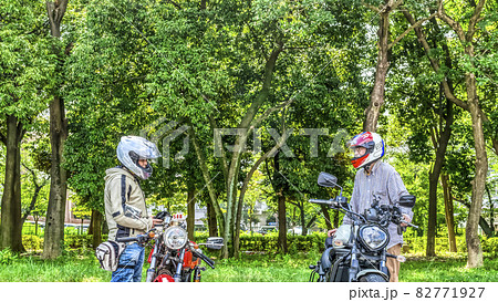 バイクライフ　親子でツーリング 82771927