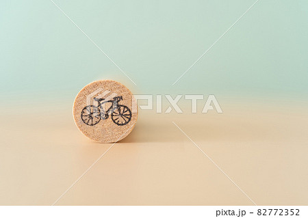 自転車のスタンプ 自転車のスタンプ 82772352
