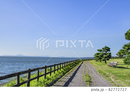 天王崎公園と筑波山 82772727