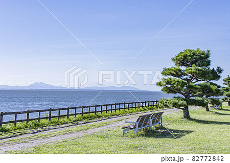 天王崎公園と筑波山 82772842