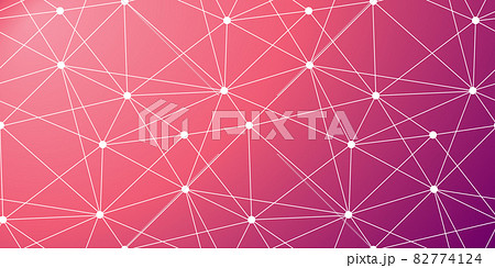 Global connected lines and dots seamless background. Molecular structure. Science, technology, dna, internet connection, global communication, triangle, poly,  crypto currency, block chain, background 82774124