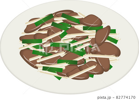 ニラレバ炒め 82774170