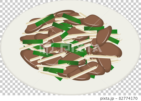 ニラレバ炒め 82774170