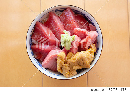 《青森県・大間》大間のマグロ丼(雲丹入り) 《青森県・大間》大間のマグロ丼(雲丹入り) 82774453