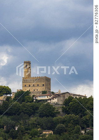 Public monument of Poppi Castle in Tuscany, Italy 82776306