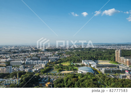 《愛知県》名古屋都市風景　平和公園方面 82777583