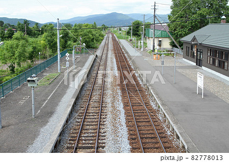 宗谷本線　比布駅　JR比布駅　W34　CMロケ地 82778013