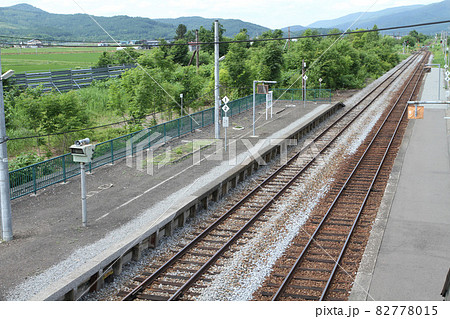 宗谷本線　比布駅　JR比布駅　W34　CMロケ地 82778015
