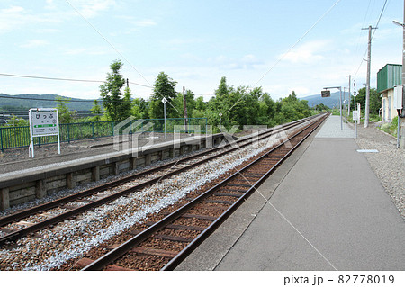 宗谷本線　比布駅　JR比布駅　W34　CMロケ地 82778019