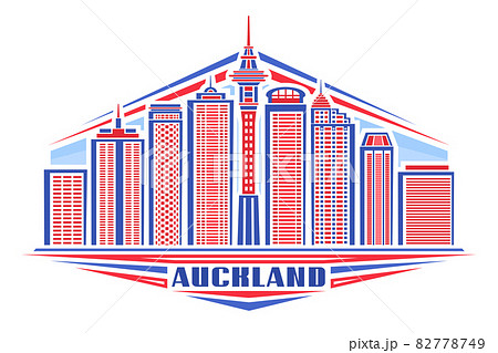 Vector illustration of Auckland 82778749