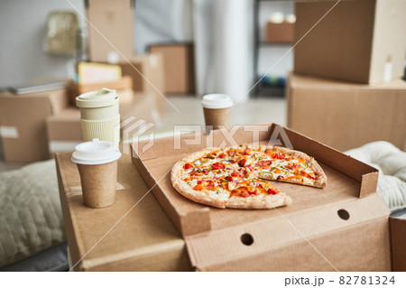 Pizza Celebration Closeup 82781324