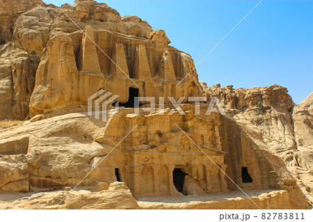 Caves in lost city of world wonder Petra, Jordan. Caves in lost city of world wonder Petra, Jordan. 82783811