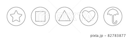Dalgona sugar honeycombs, sponge candies, ppopgi or bbopki. Traditional Korean snacks with stamps in star, square, triangle, heart, umbrella shapes 82783877