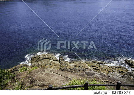 鬼ヶ城　断崖　三重県熊野市 82788077