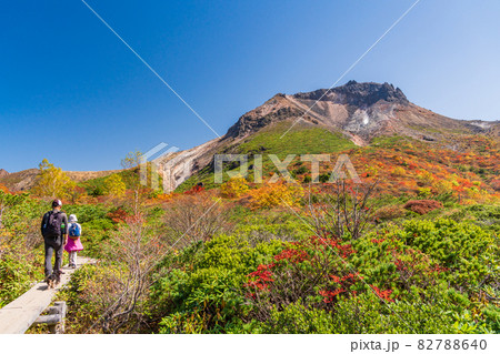 (栃木県)那須岳 姥ヶ平・ひょうたん池付近の紅葉 (栃木県)那須岳 姥ヶ平・ひょうたん池付近の紅葉 82788640