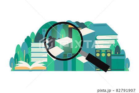 山積みされた書類のなかから探し出す 82791907