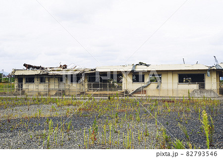 被災した校舎 宮城県気仙沼市 82793546