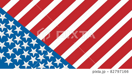 red white flag blue triangle