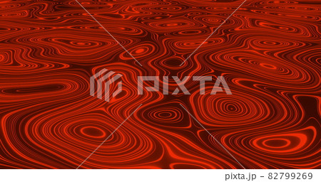 Image of multiple red glowing liquid shapes waving swirling and flowing smoothly Image of multiple red glowing liquid shapes waving swirling and flowing smoothly 82799269
