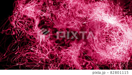 Image of pink light trails floating on black background Image of pink light trails floating on black background 82801115