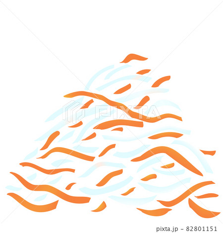 紅白なます（おせち料理イラスト） 82801151