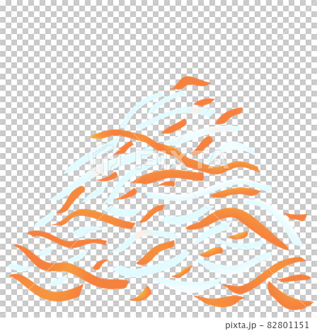 紅白なます（おせち料理イラスト） 82801151