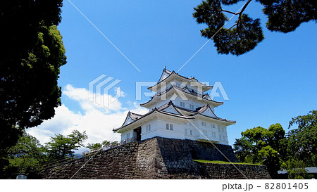 小田原城と青空 小田原城と青空 82801405