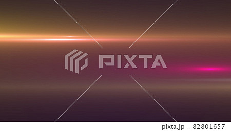 Glowing orange and pink rays of light moving against orange background Glowing orange and pink rays of light moving against orange background 82801657