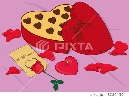 Saint Valentines Day vector illustration 82804594