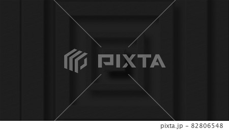 Image of black square layers pulsating on black background 82806548