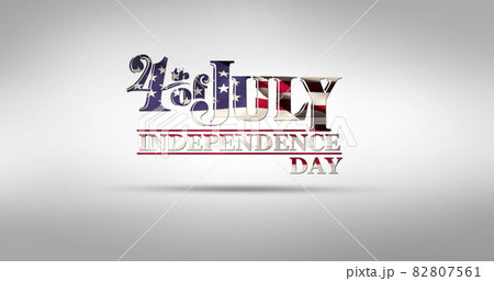 4th of July and Independence Day greeting 4k 82807561