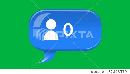 Follower icon with numbers in a chat box 4k Follower icon with numbers in a chat box 4k 82808530
