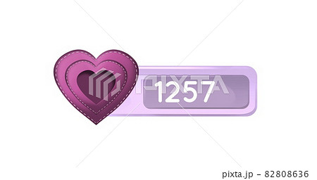Increasing number of likes or hearts 4k Increasing number of likes or hearts 4k 82808636