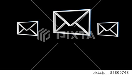 Envelope icons 4k 82809748
