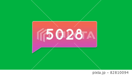 Message notification increasing 4k Message notification increasing 4k 82810094