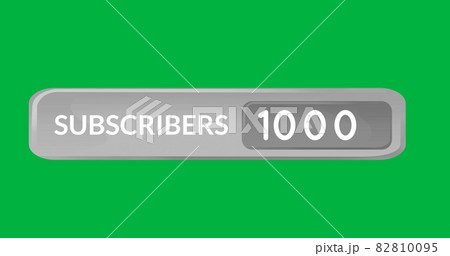 Grey chat with subscriber counts 4k Grey chat with subscriber counts 4k 82810095