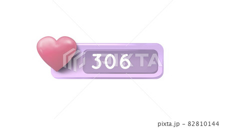Increasing number of likes and hearts 4k Increasing number of likes and hearts 4k 82810144
