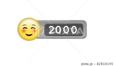 Smiling emoji with numbers 4k Smiling emoji with numbers 4k 82810145
