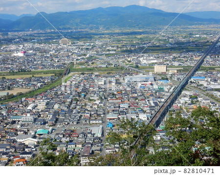 福島・信夫山から望む福島市北部 福島・信夫山から望む福島市北部 82810471