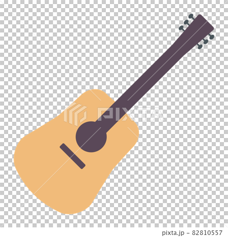 シンプルでかわいいギターのイラストのイラスト素材 シンプルでかわいいギターのイラストのイラスト素材