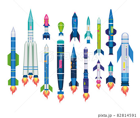 Missile set for air ballistic strike 82814591