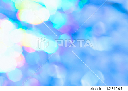 ブルー系キラキラ背景素材 ブルー系キラキラ背景素材 82815054