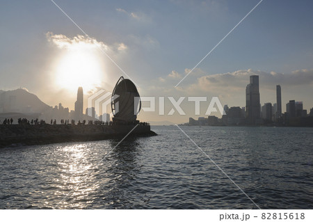 the Skyline of central as seen from East Coast Park Precinct Phase 26 Sept 2021 82815618