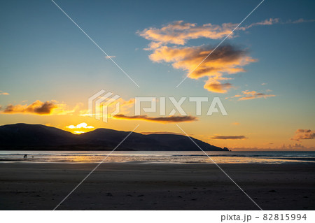 Kiltoorish bay beach between Ardara and Portnoo in Donegal - Ireland. Kiltoorish bay beach between Ardara and Portnoo in Donegal - Ireland. 82815994